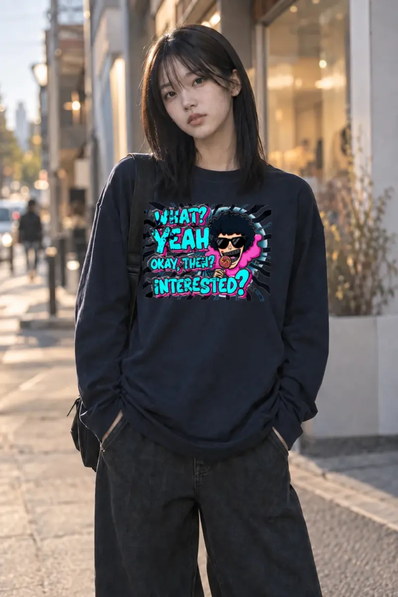 "Yeah Okay Then" Unisex Longsleeve T-shirt | Gildan 2400