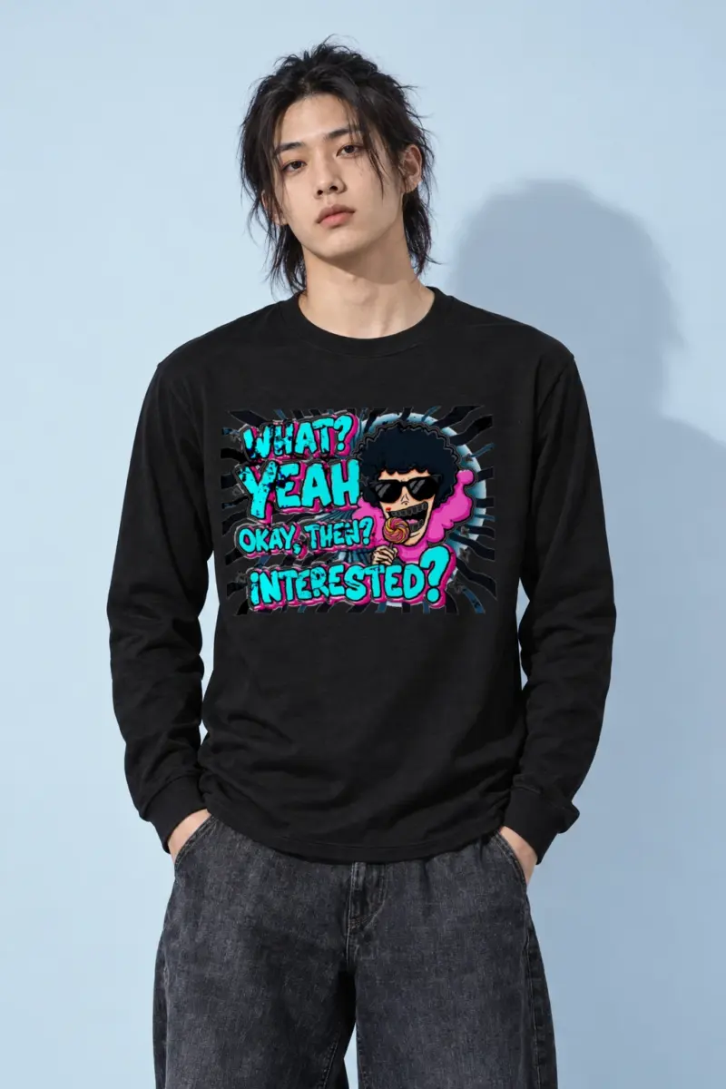 "Yeah Okay Then" Unisex Longsleeve T-shirt | Gildan 2400