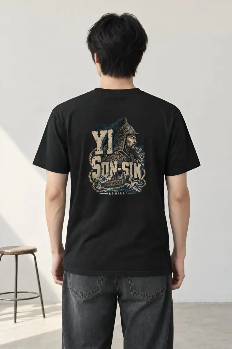 "Yi Sun-sin Admiral 이순신" Heavyweight Unisex Crewneck T-shirt