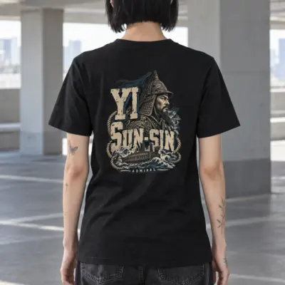 "Yi Sun-Sin Admiral" Heavyweight Unisex Crewneck T-shirt
