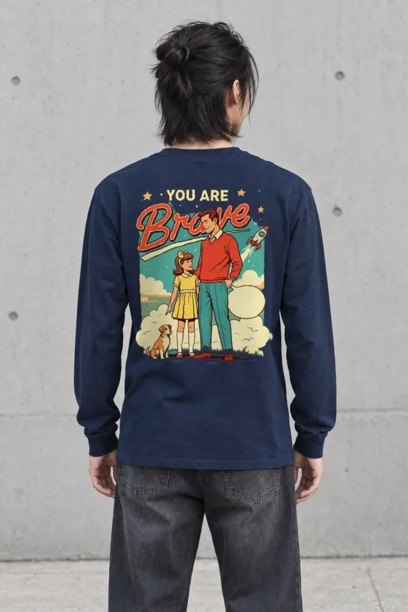 "You Are Brave" Unisex Longsleeve T-shirt | Gildan 2400