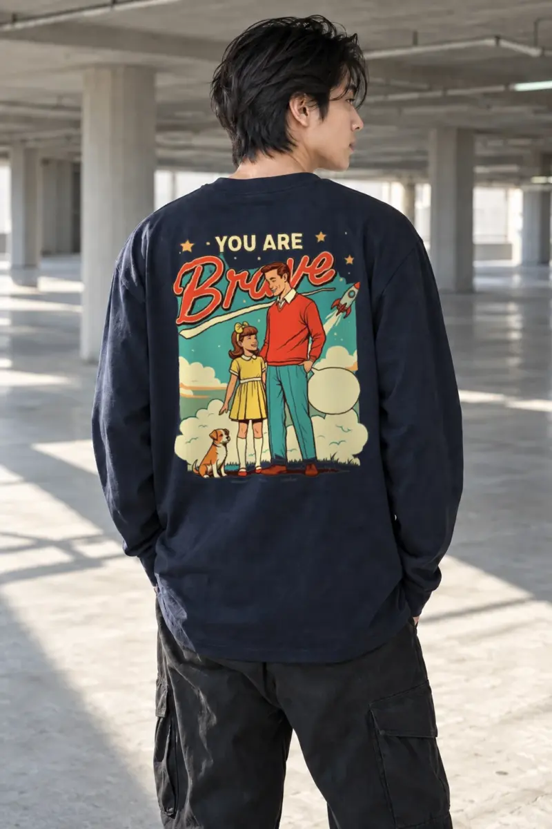 “You Are Brave” Unisex Longsleeve T-shirt | Gildan 2400
