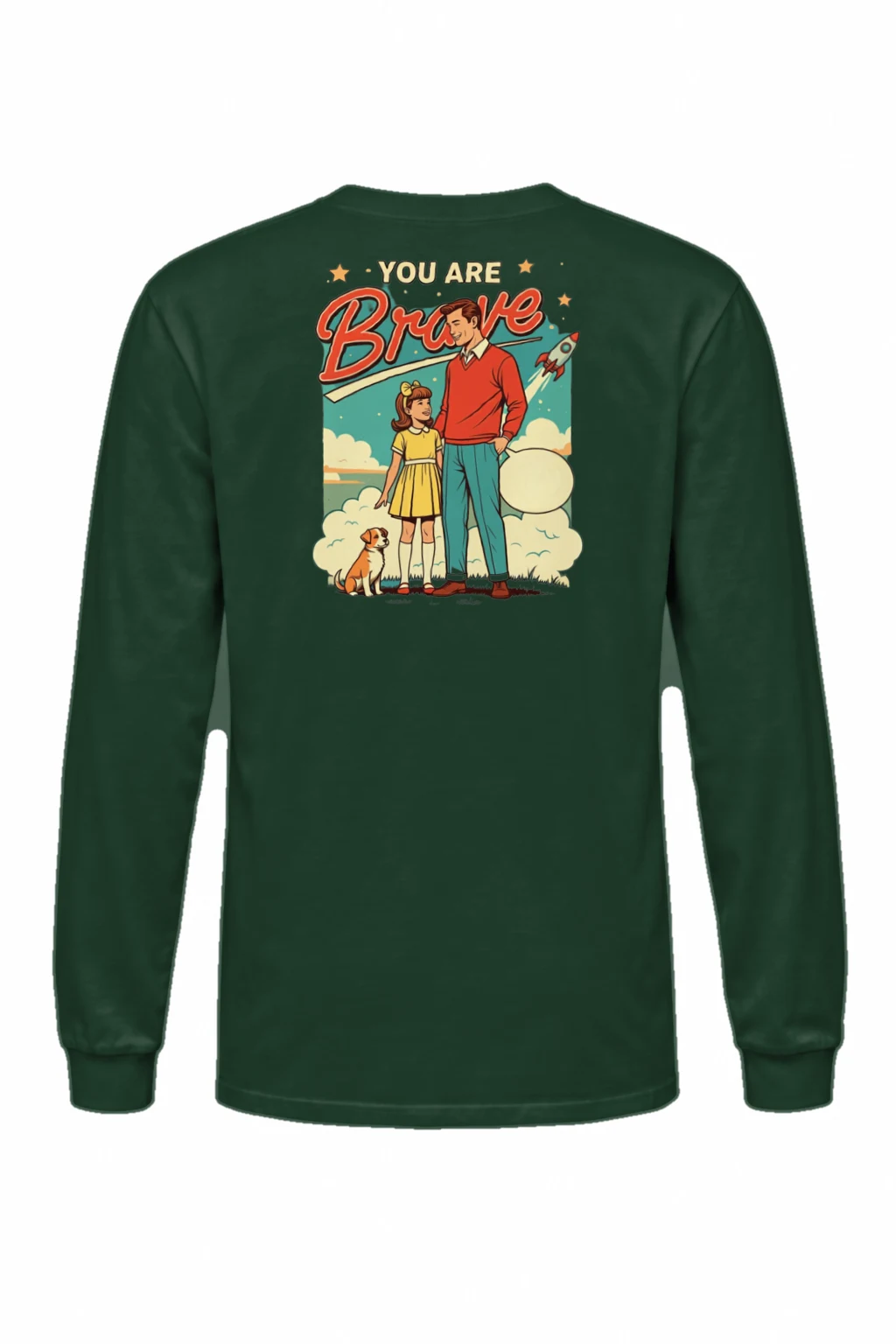 "You Are Brave" Unisex Longsleeve T-shirt | Gildan 2400