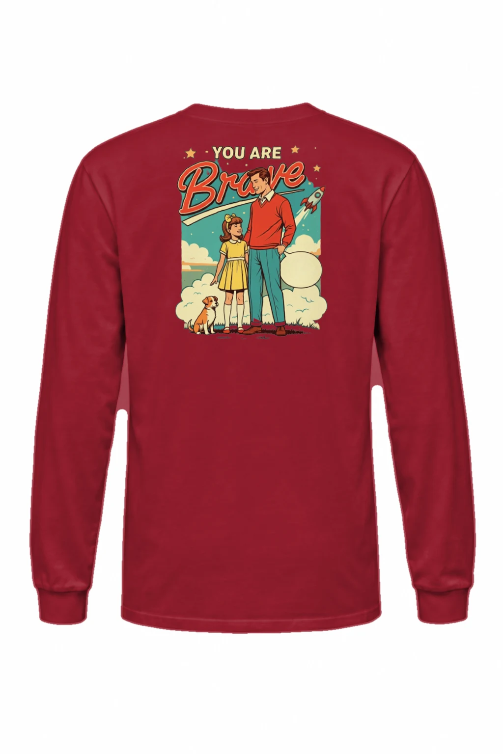 "You Are Brave" Unisex Longsleeve T-shirt | Gildan 2400