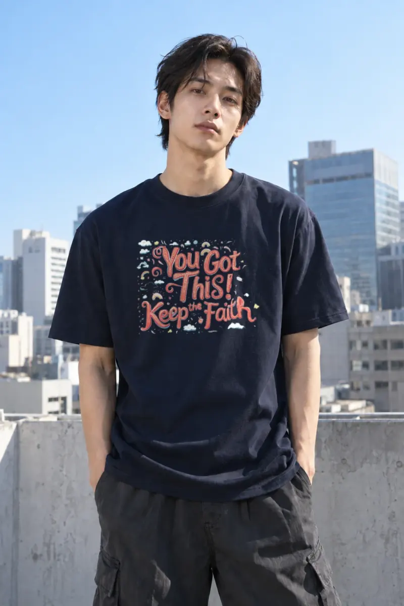 "You Got This" Heavyweight Unisex Crewneck T-shirt | Gildan 5000