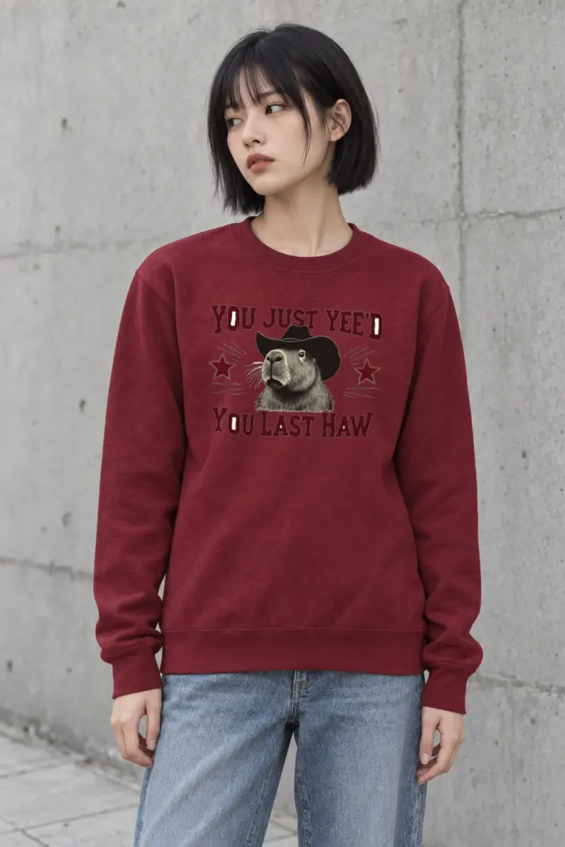 "You Just Yee'd" Heavy Blend Unisex Crewneck Sweatshirt