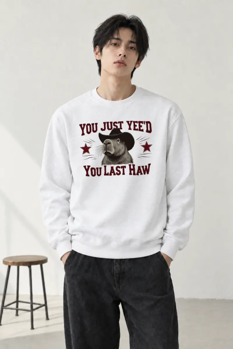 "You Just Yee'd" Heavy Blend Unisex Crewneck Sweatshirt | Gildan 18000