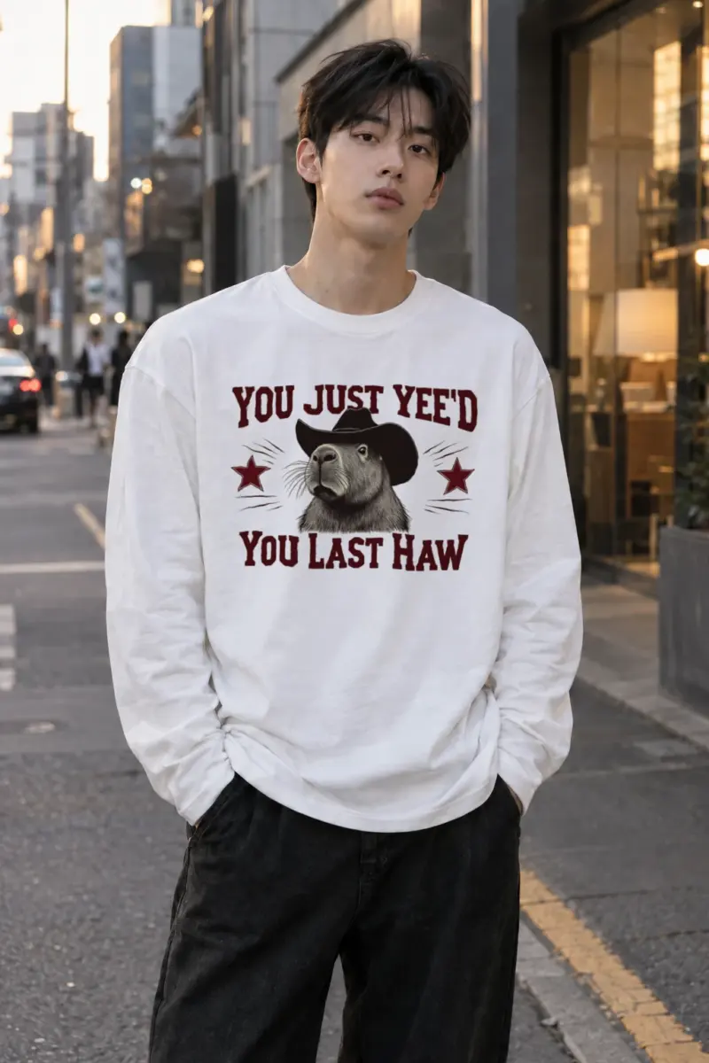 "You Just Yee’d" Unisex Longsleeve T-shirt | Gildan 2400