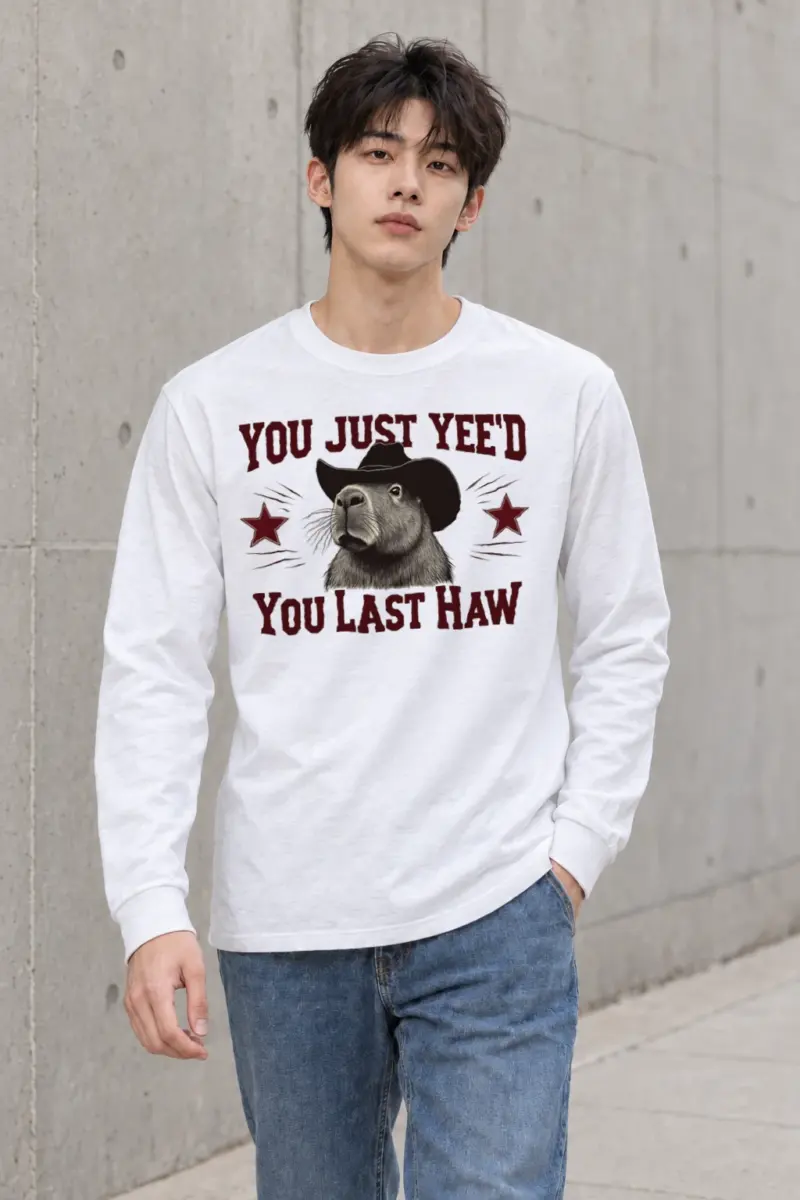 "You Just Yee’d" Unisex Longsleeve T-shirt | Gildan 2400