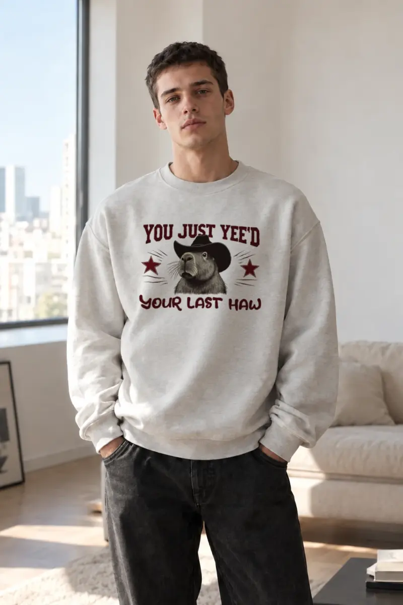 "You Just Yee’d Your Last Haw" Heavy Blend Unisex Crewneck Sweatshirt | Gildan 18000