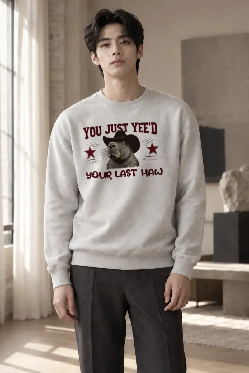 "You Just Yee’d Your Last Haw" Heavy Blend Unisex Crewneck Sweatshirt | Gildan 18000