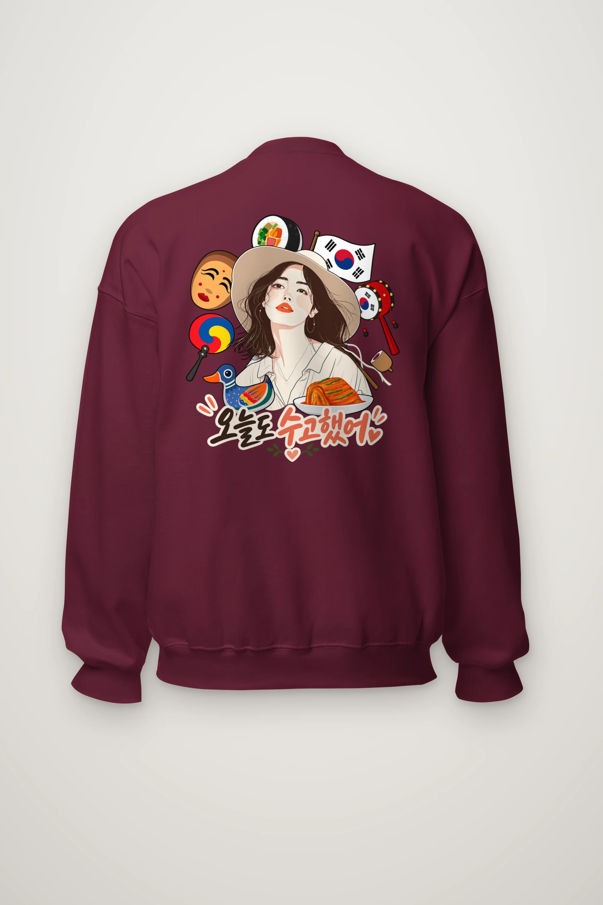 "You Worked Hard Today" Heavy Blend Unisex Crewneck Sweatshirt