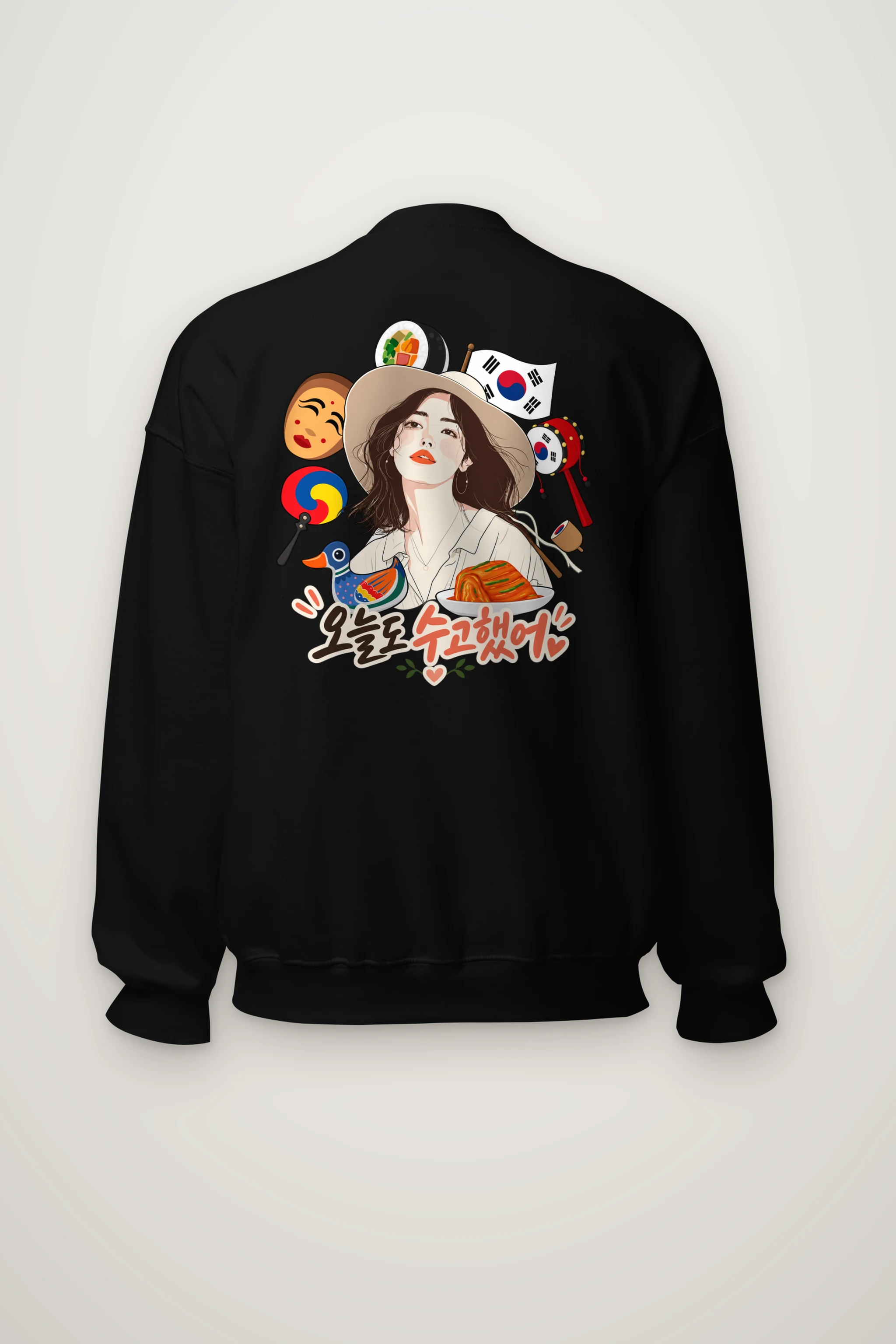 "You Worked Hard Today" Heavy Blend Unisex Crewneck Sweatshirt