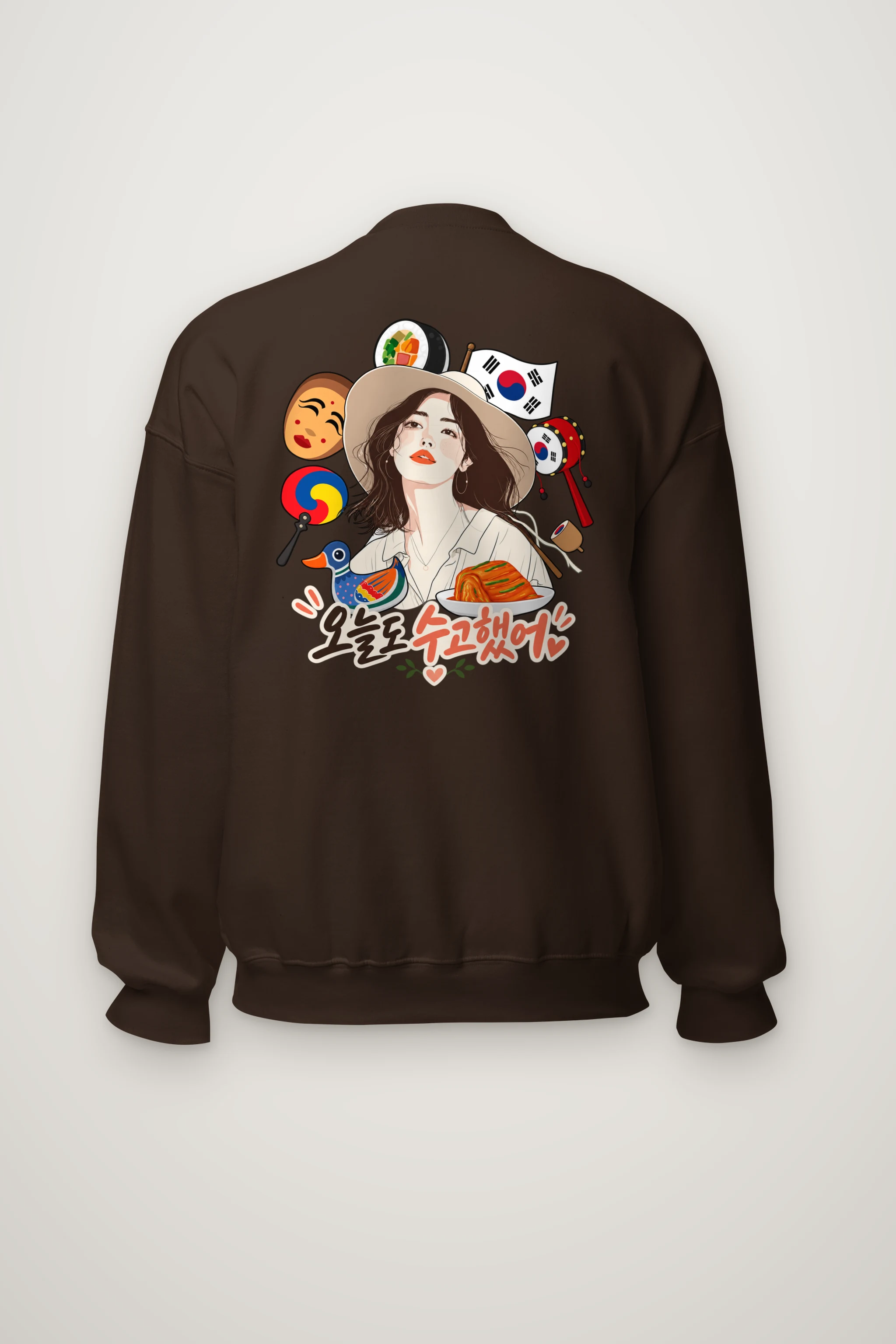 "You Worked Hard Today" Heavy Blend Unisex Crewneck Sweatshirt