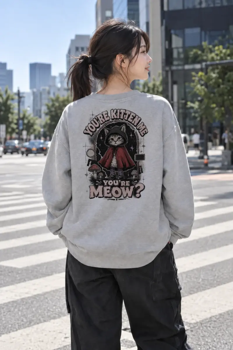 “You’re Kitten Me” Heavy Blend Unisex Crewneck Sweatshirt | Gildan 18000