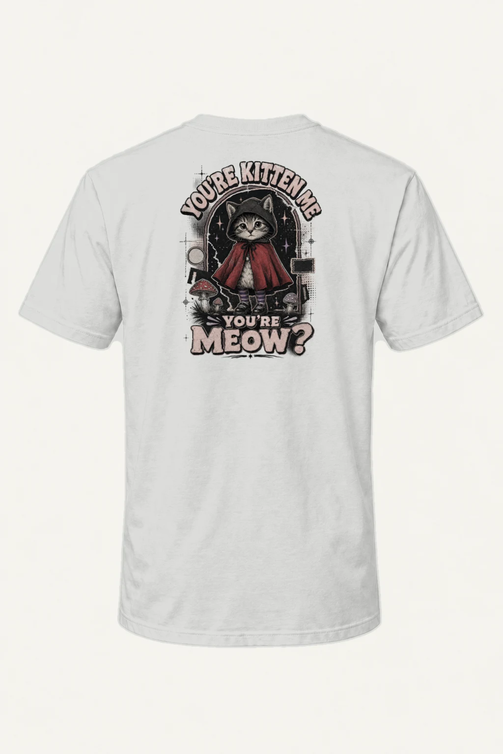 "You're Kitten Me" Heavyweight Unisex Crewneck T-shirt | Gildan 5000