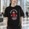 "Red Cape Kitten" Heavyweight Unisex Crewneck T-shirt | Gildan 5000