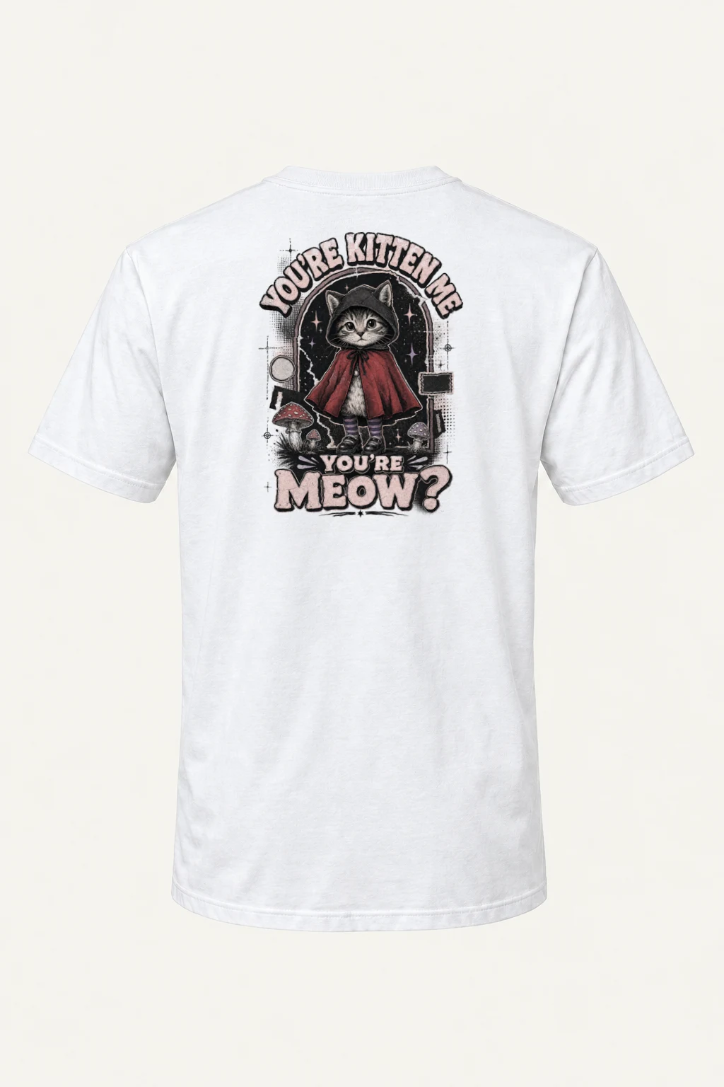 "You're Kitten Me" Heavyweight Unisex Crewneck T-shirt | Gildan 5000