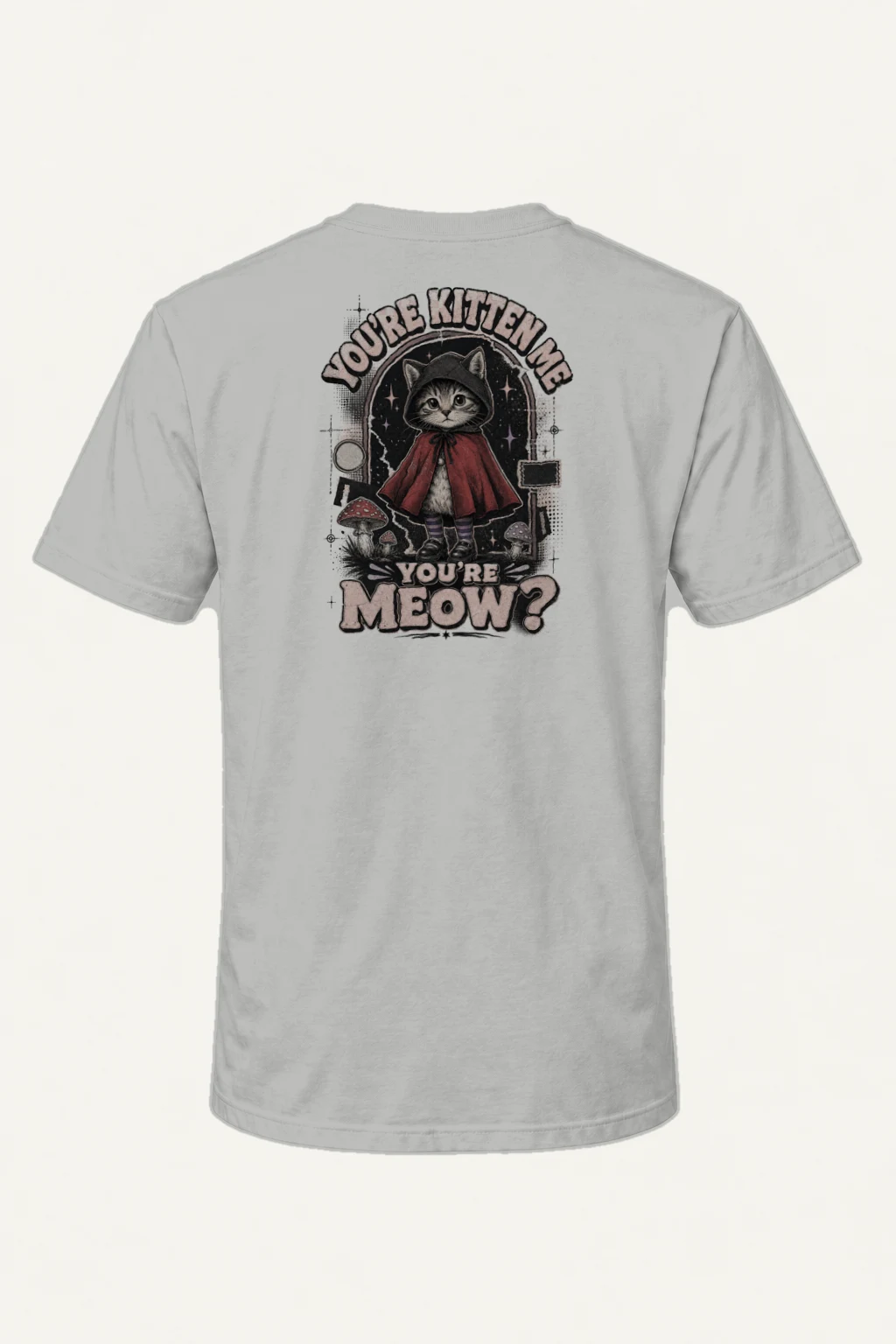 "You're Kitten Me" Heavyweight Unisex Crewneck T-shirt | Gildan 5000