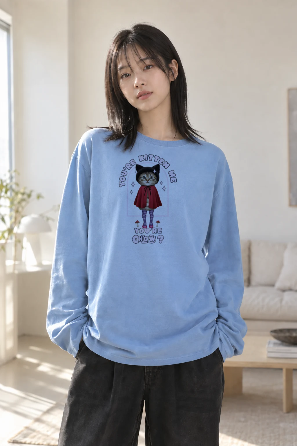 "You're Kitten Me" Unisex Longsleeve T-shirt | Gildan 2400