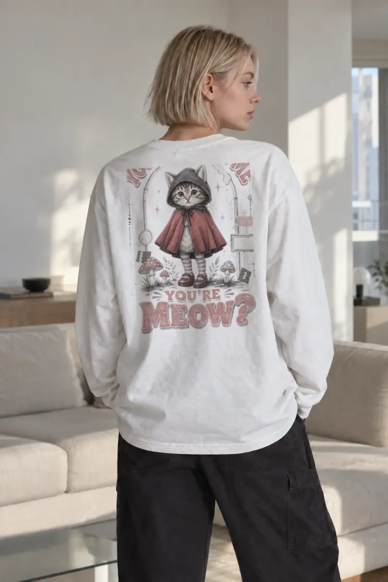 "You're Kitten Me You're Meow?" Unisex Longsleeve T-shirt | Gildan 2400
