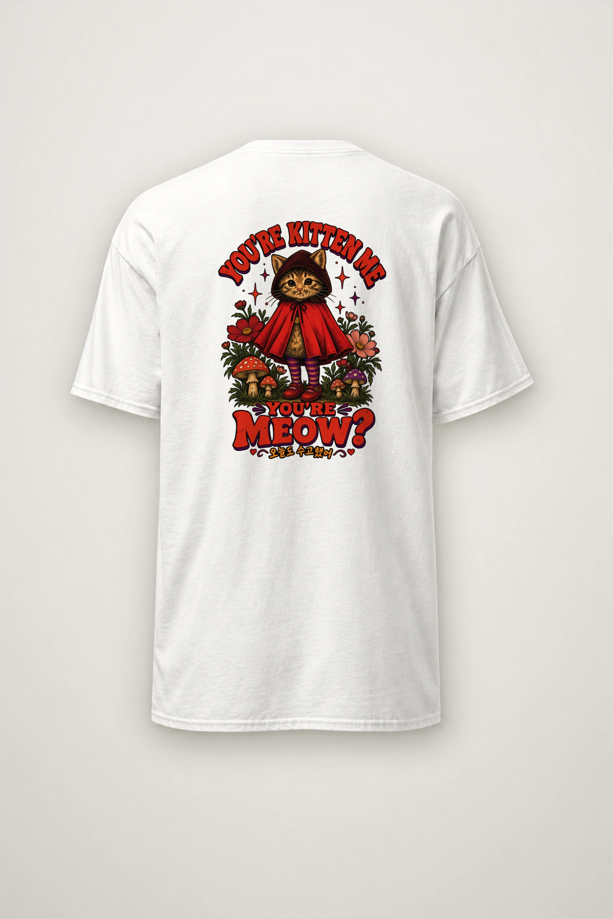 "You're Kitten Meow" Heavyweight Unisex Crewneck T-shirt