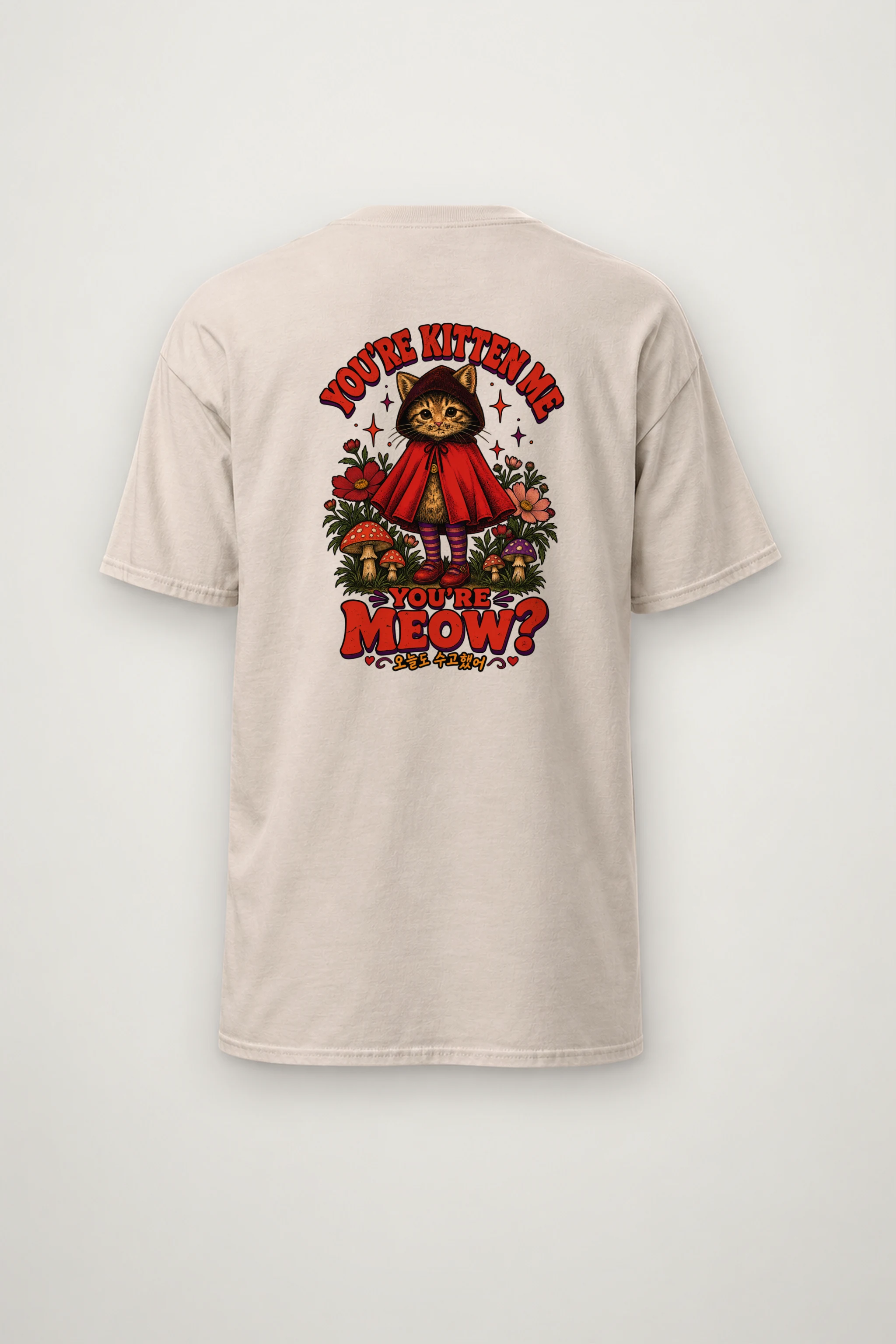 "You're Kitten Meow" Heavyweight Unisex Crewneck T-shirt