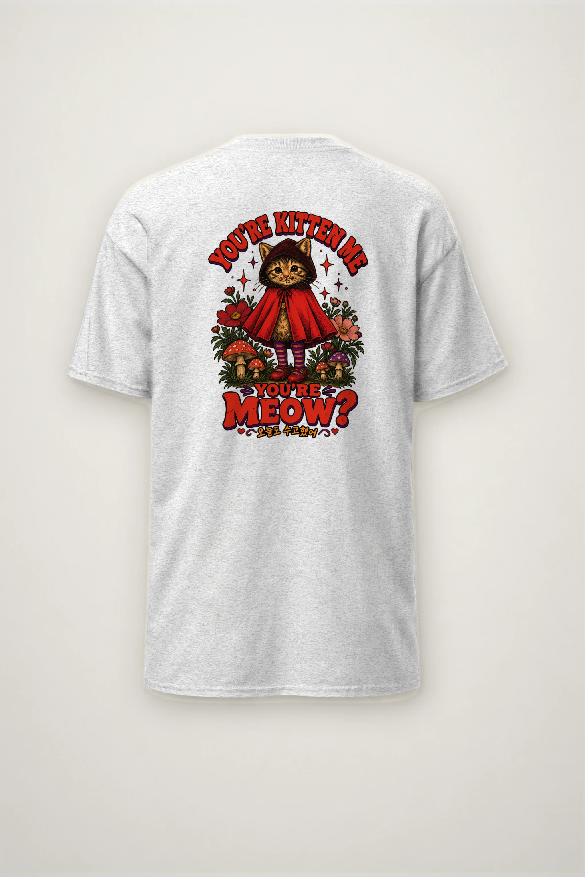 "You're Kitten Meow" Heavyweight Unisex Crewneck T-shirt