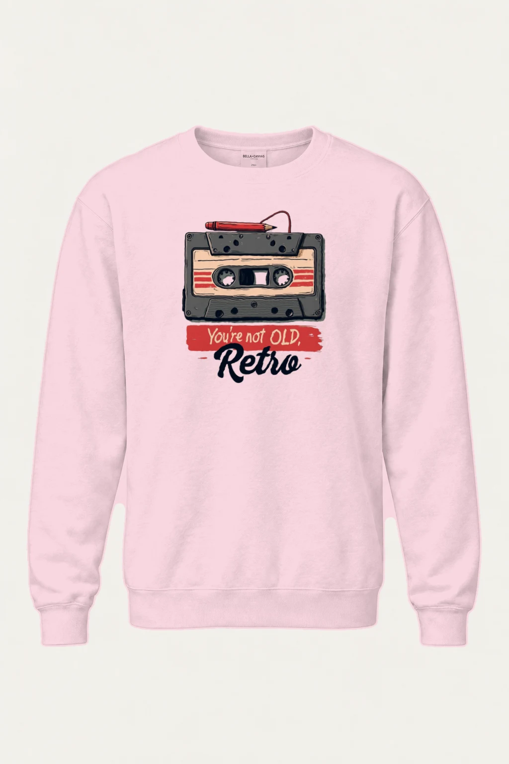 "You're Not Old, Retro" Heavy Blend Unisex Crewneck Sweatshirt | Gildan 18000