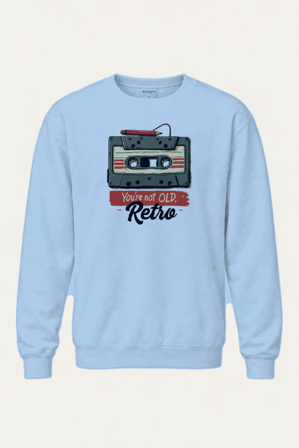 "You're Not Old, Retro" Heavy Blend Unisex Crewneck Sweatshirt | Gildan 18000
