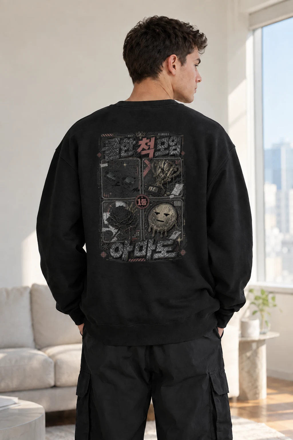 "Youth First Place" Heavy Blend Unisex Crewneck Sweatshirt | Gildan 18000