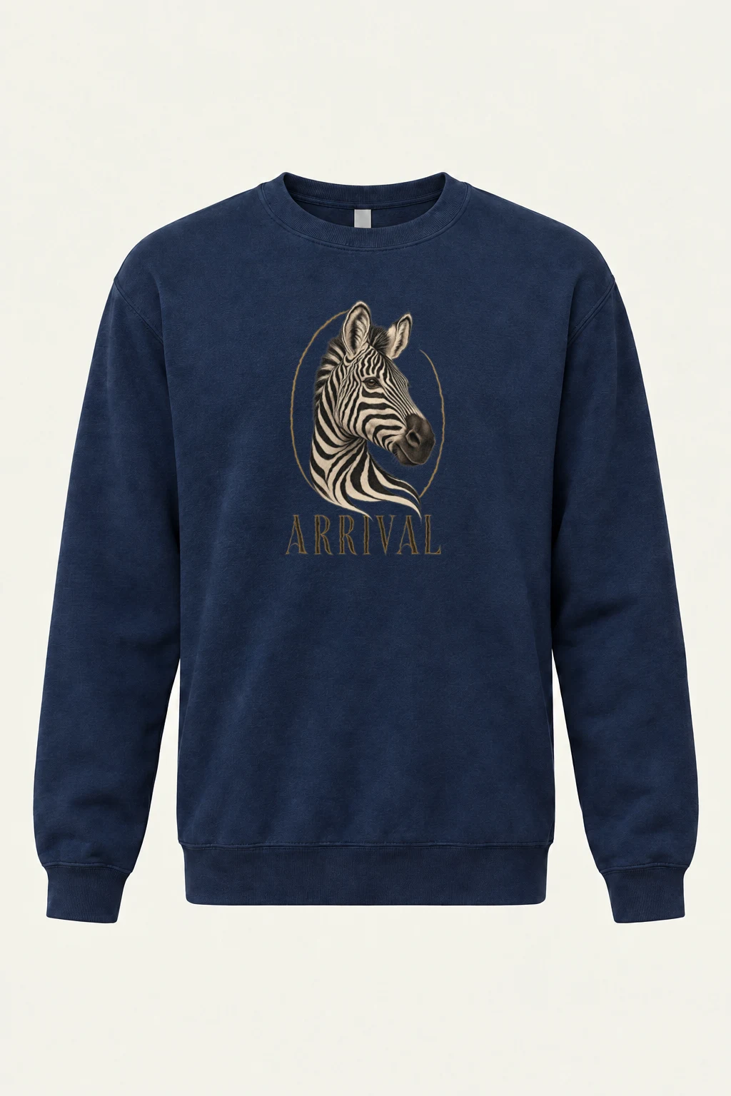 "Zebra Arrival" Heavy Blend Unisex Crewneck Sweatshirt | Gildan 18000