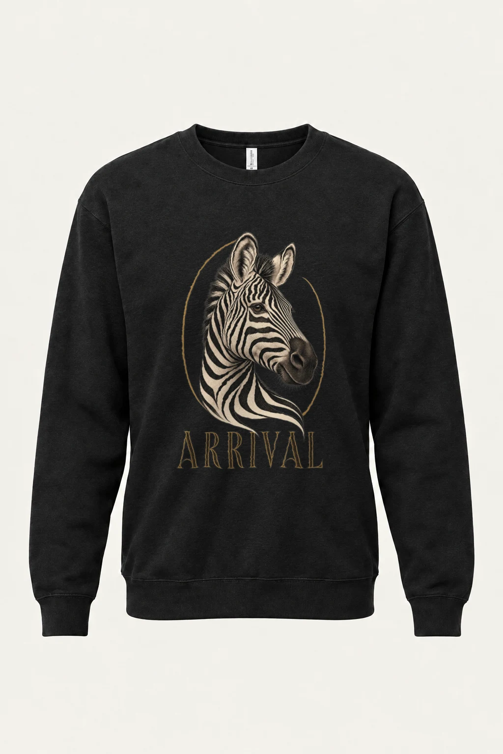"Zebra Arrival" Heavy Blend Unisex Crewneck Sweatshirt | Gildan 18000