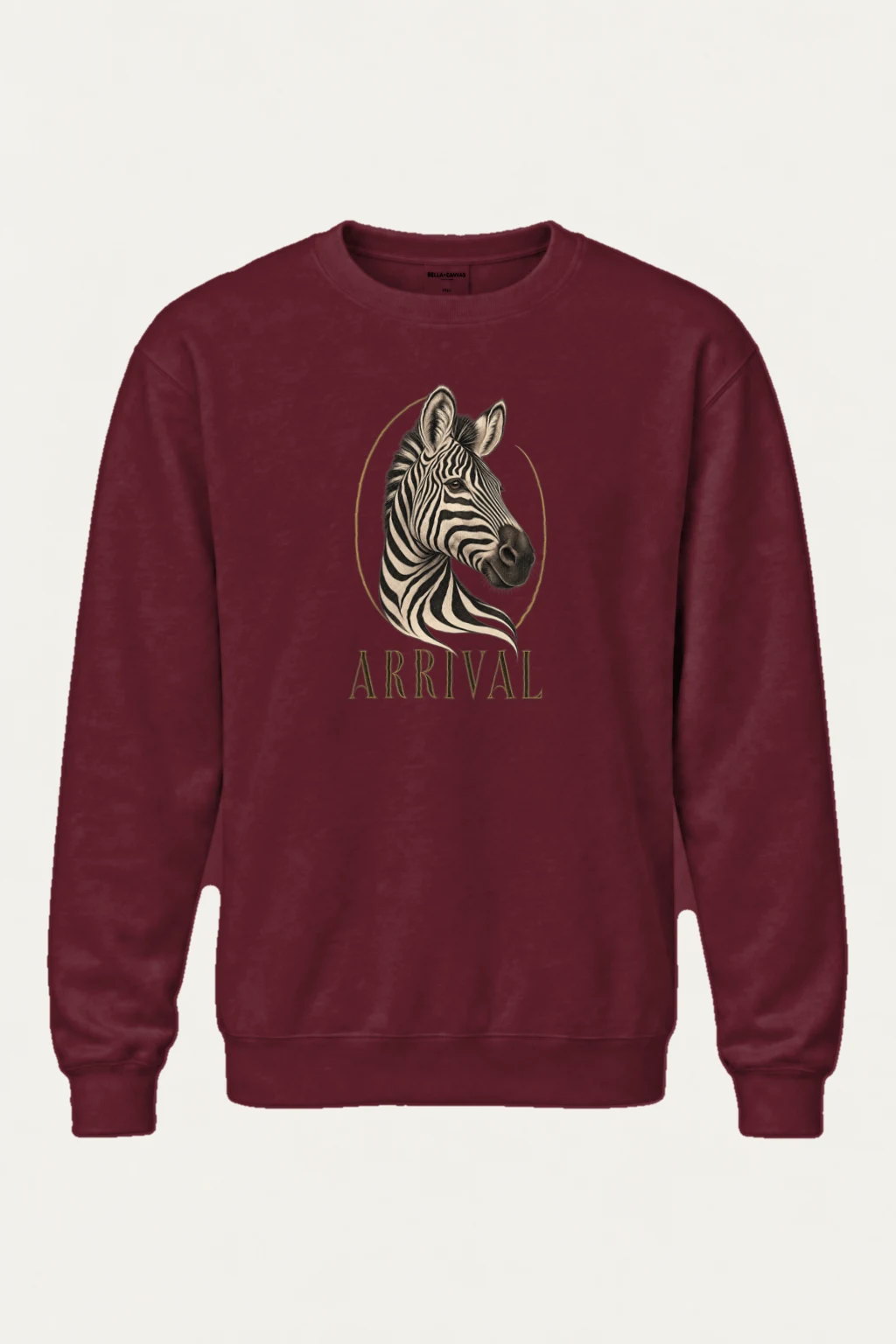 "Zebra Arrival" Heavy Blend Unisex Crewneck Sweatshirt | Gildan 18000