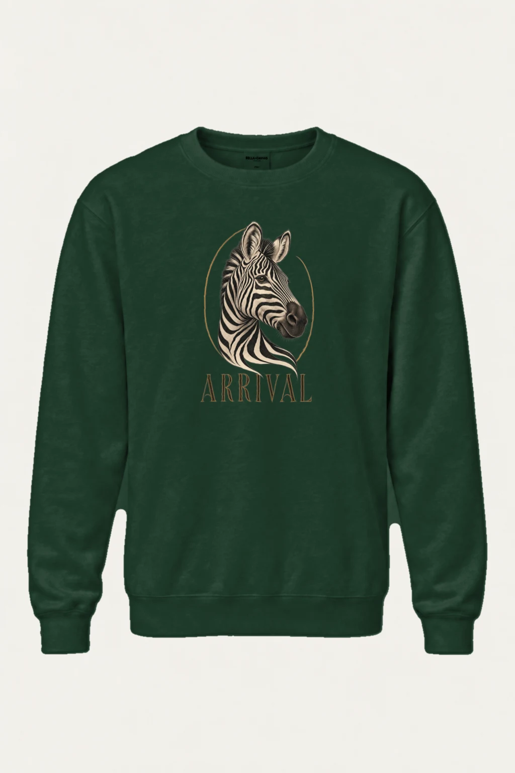 "Zebra Arrival" Heavy Blend Unisex Crewneck Sweatshirt | Gildan 18000
