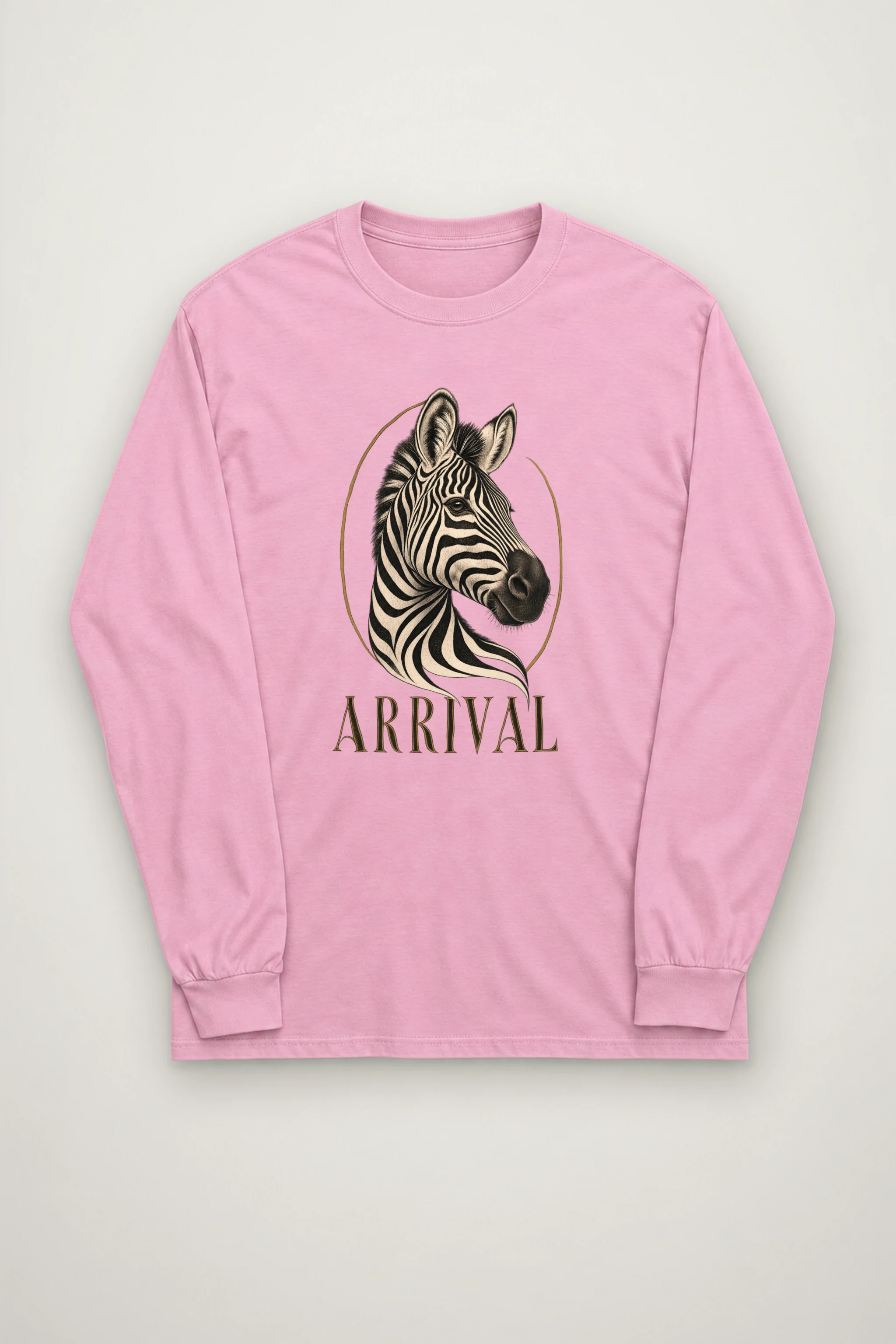 "Zebra Arrival" Unisex Longsleeve T-shirt
