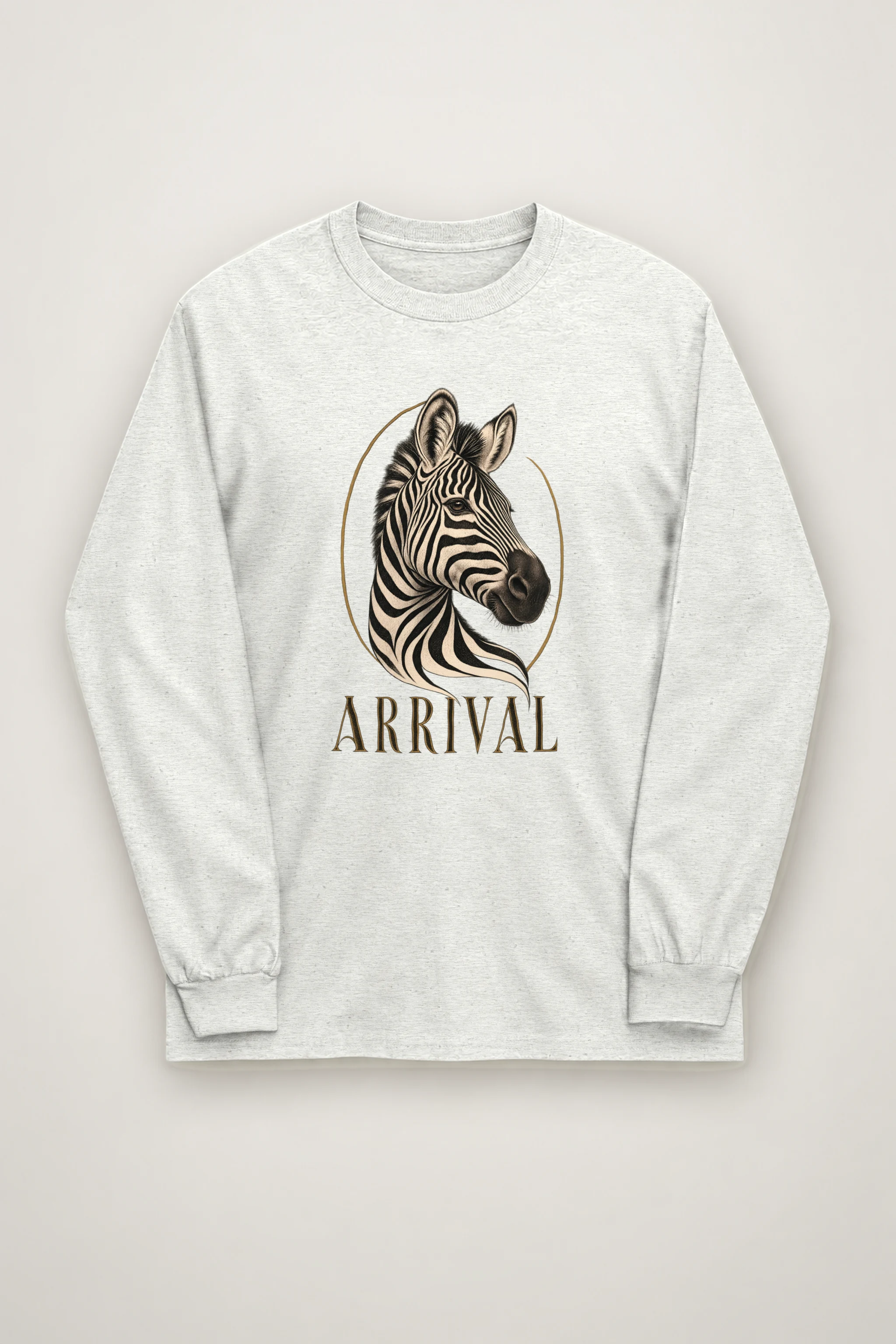 "Zebra Arrival" Unisex Longsleeve T-shirt