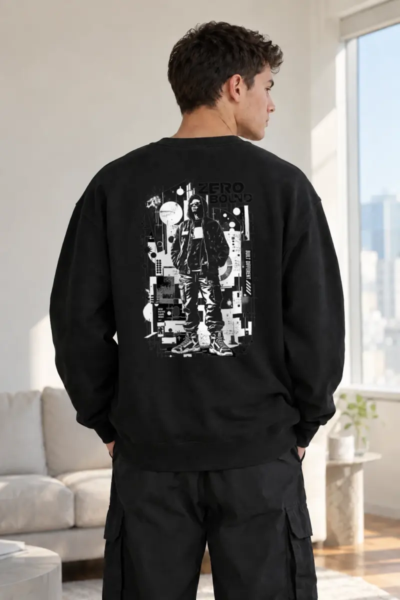 "Zero Bound" Heavy Blend Unisex Crewneck Sweatshirt | Gildan 18000