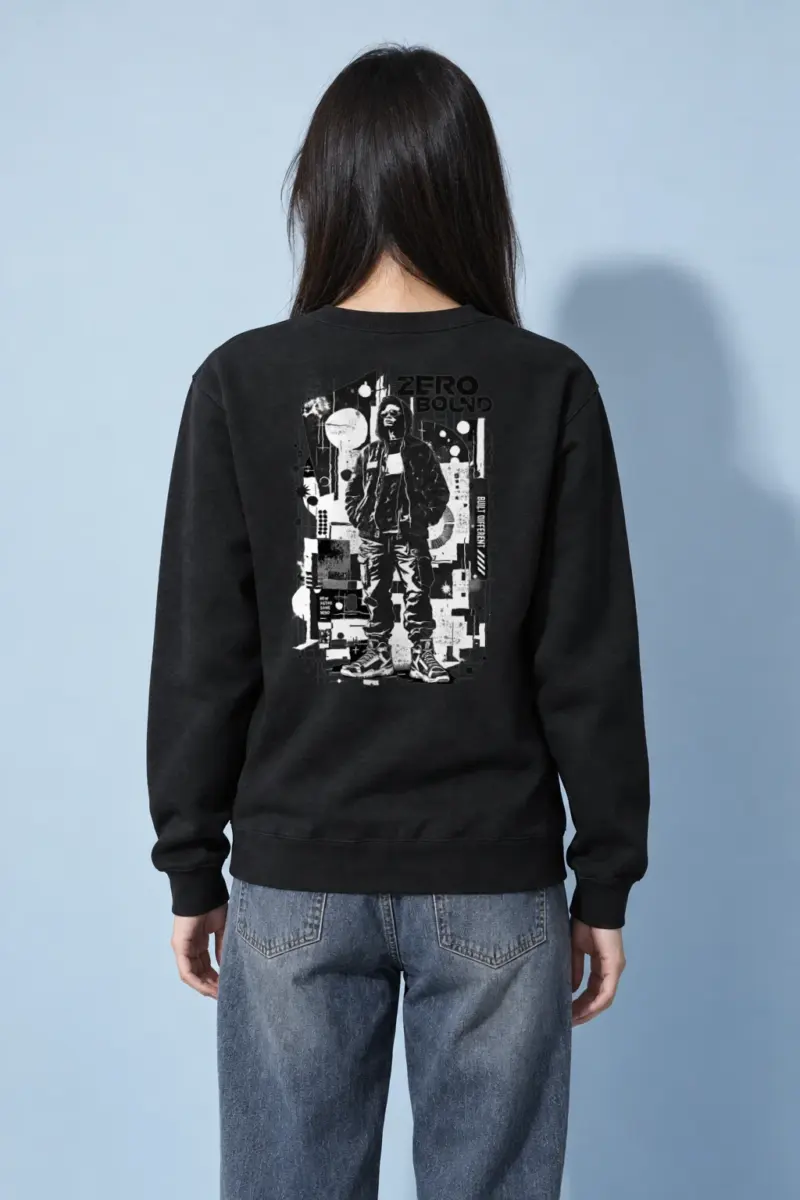 "Zero Bound" Heavy Blend Unisex Crewneck Sweatshirt | Gildan 18000