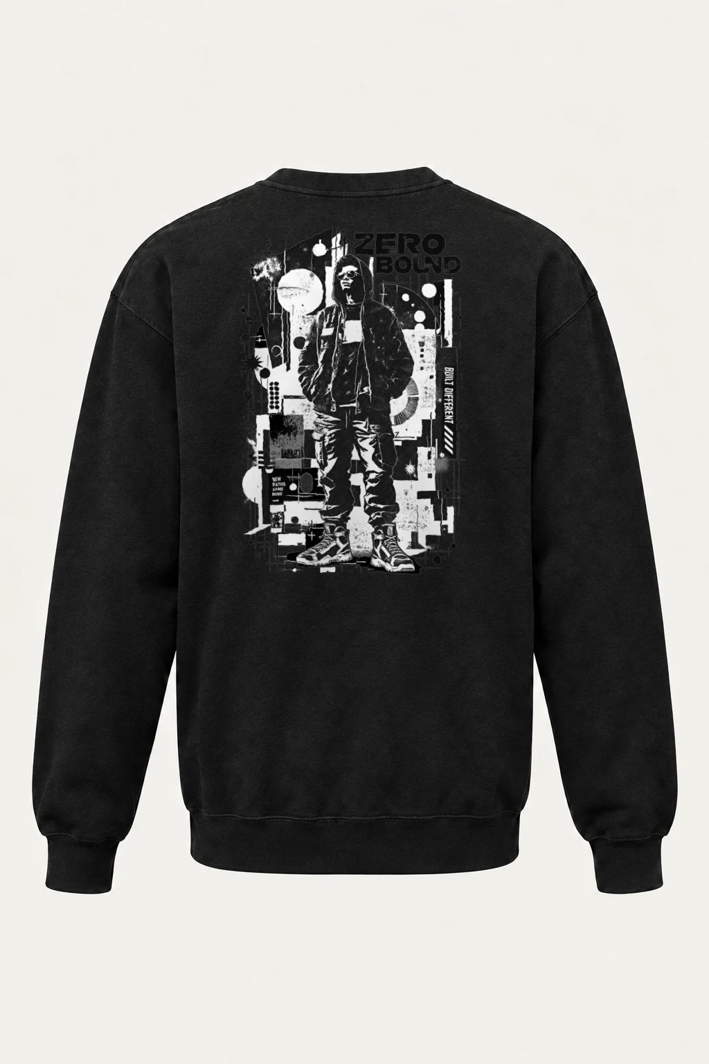 "Zero Bound" Heavy Blend Unisex Crewneck Sweatshirt | Gildan 18000