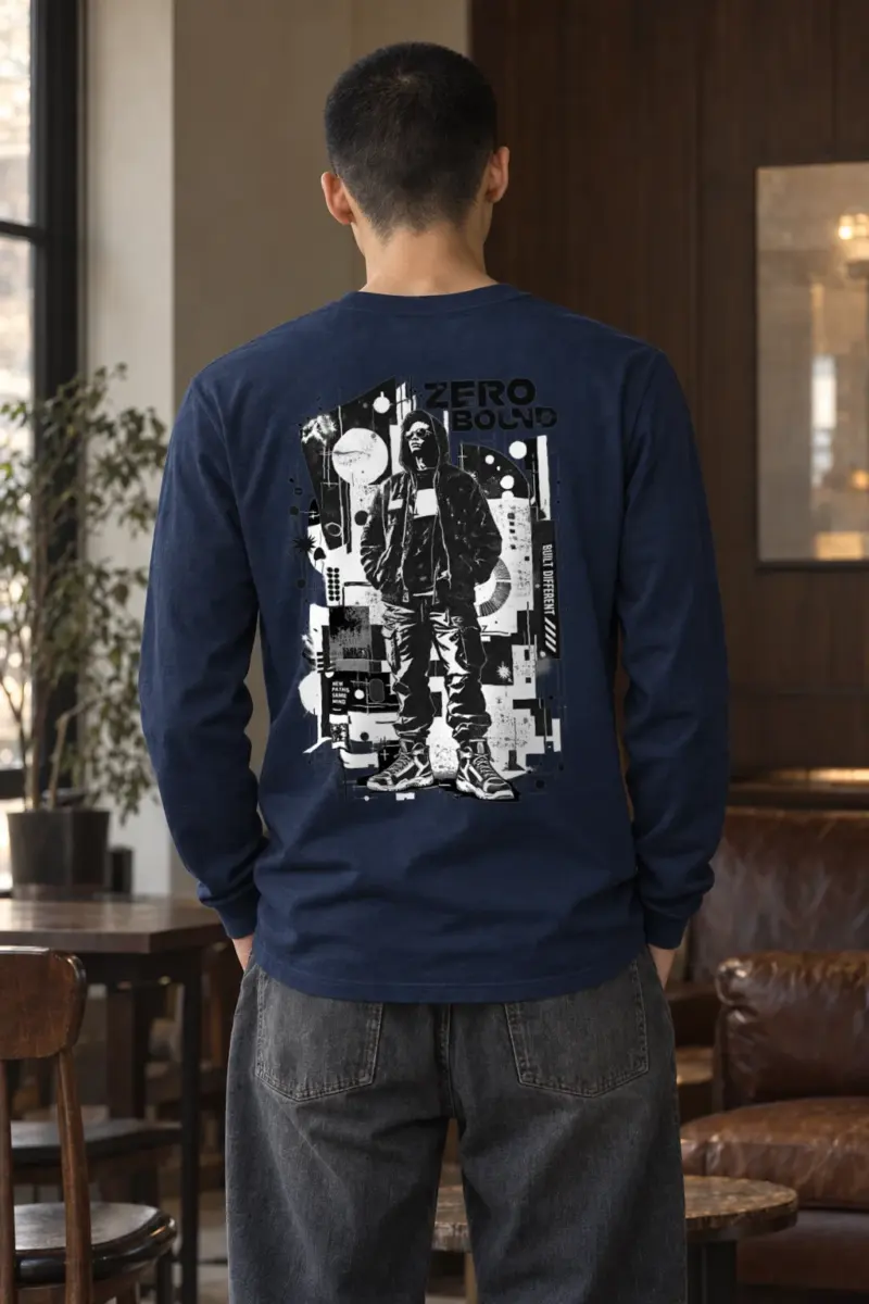 "Zero Bound" Unisex Longsleeve T-shirt | Gildan 2400