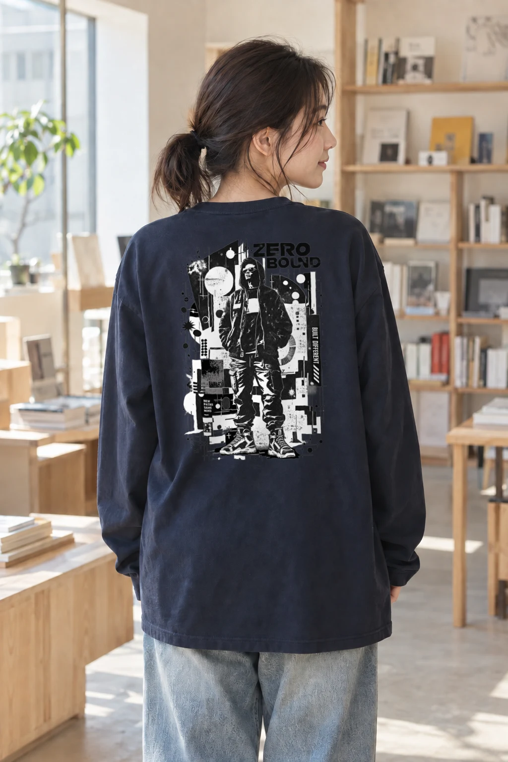 "Zero Bound" Unisex Longsleeve T-shirt | Gildan 2400