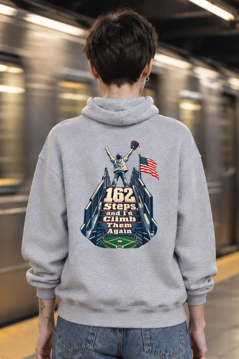 "162 Steps, and I'd Climb Them Again" 1 Pullover Hoodie