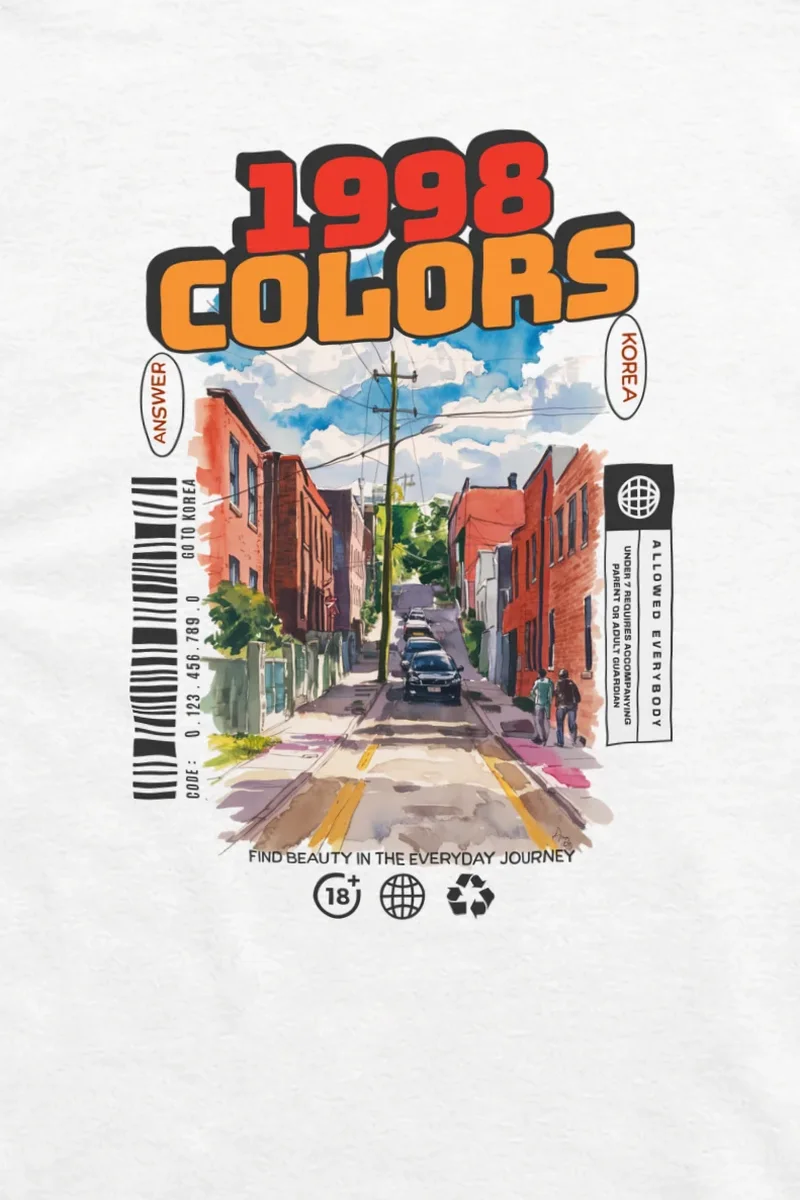 "1998 Colors" Unisex Longsleeve T-shirt