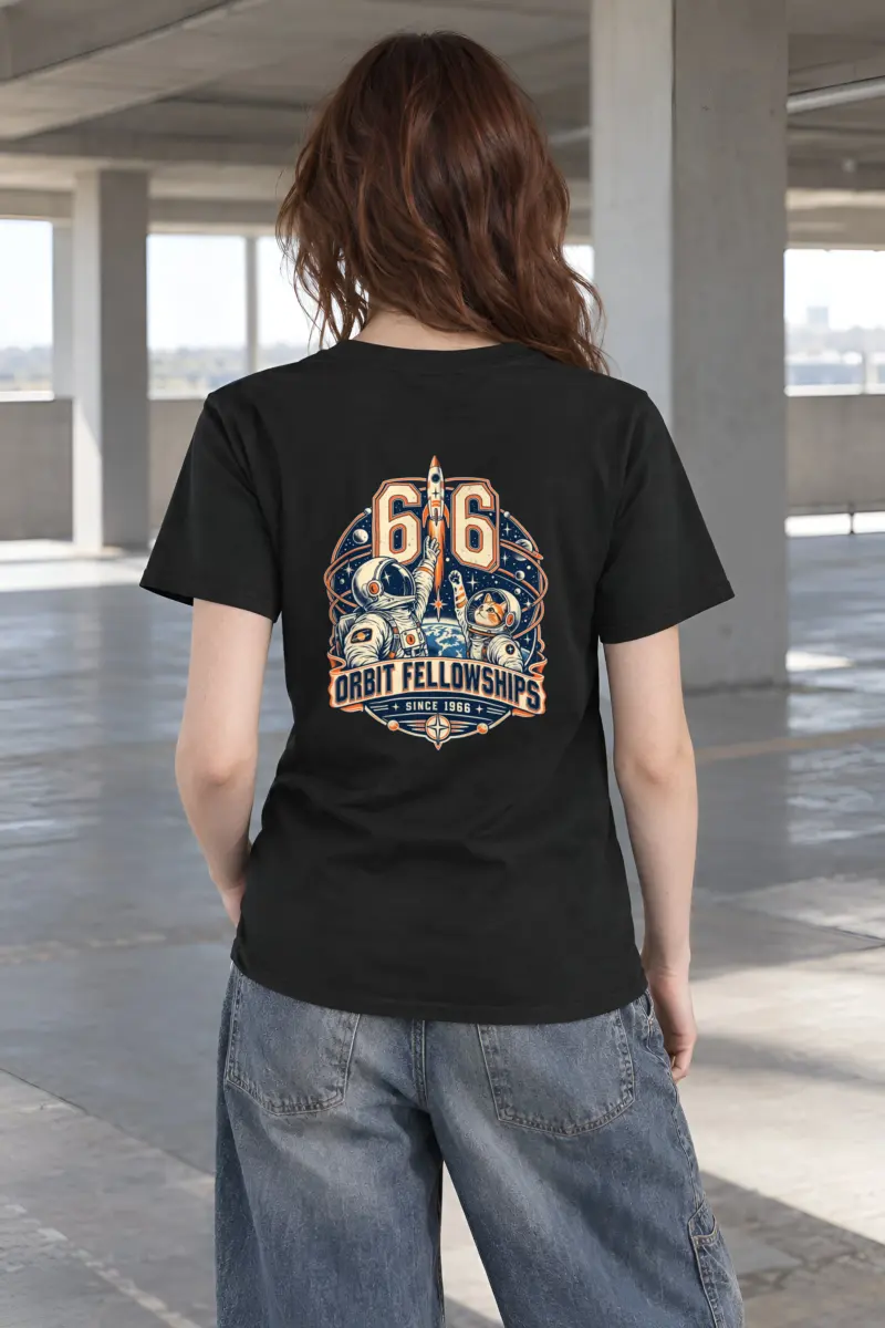 "66 Orbit Fellowships" Heavyweight Unisex Crewneck T-shirt
