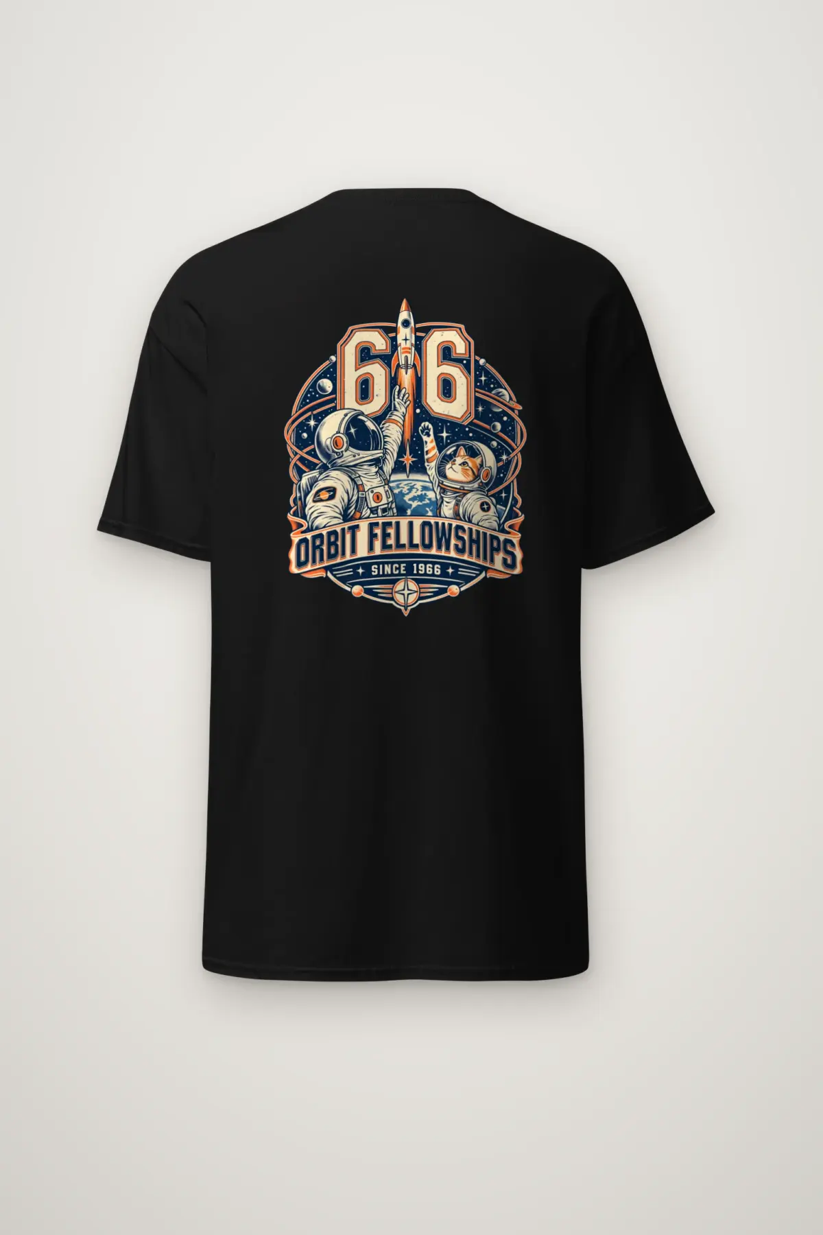 "66 Orbit Fellowships" Heavyweight Unisex Crewneck T-shirt