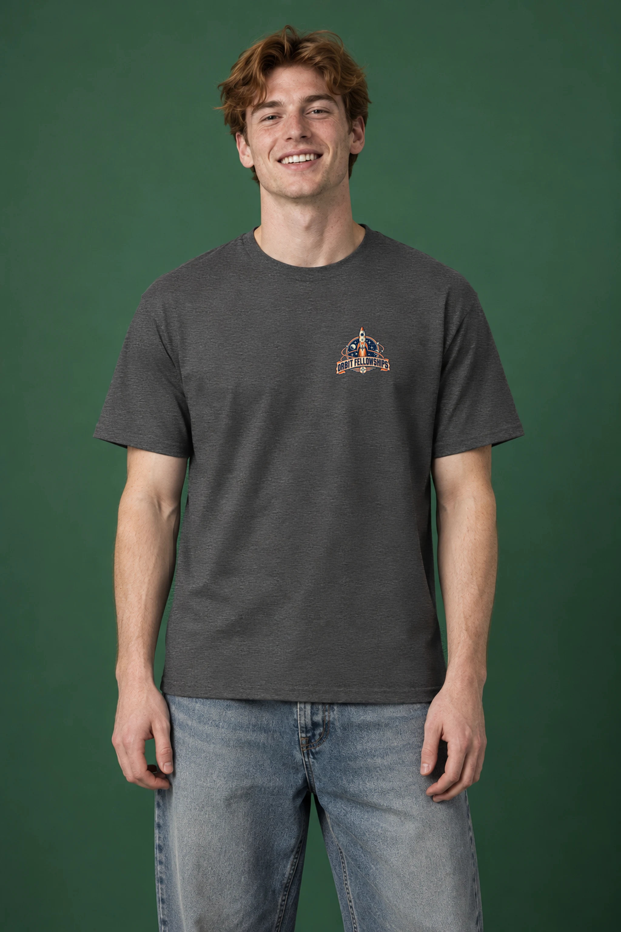 "66 Orbit Fellowships" Heavyweight Unisex Crewneck T-shirt