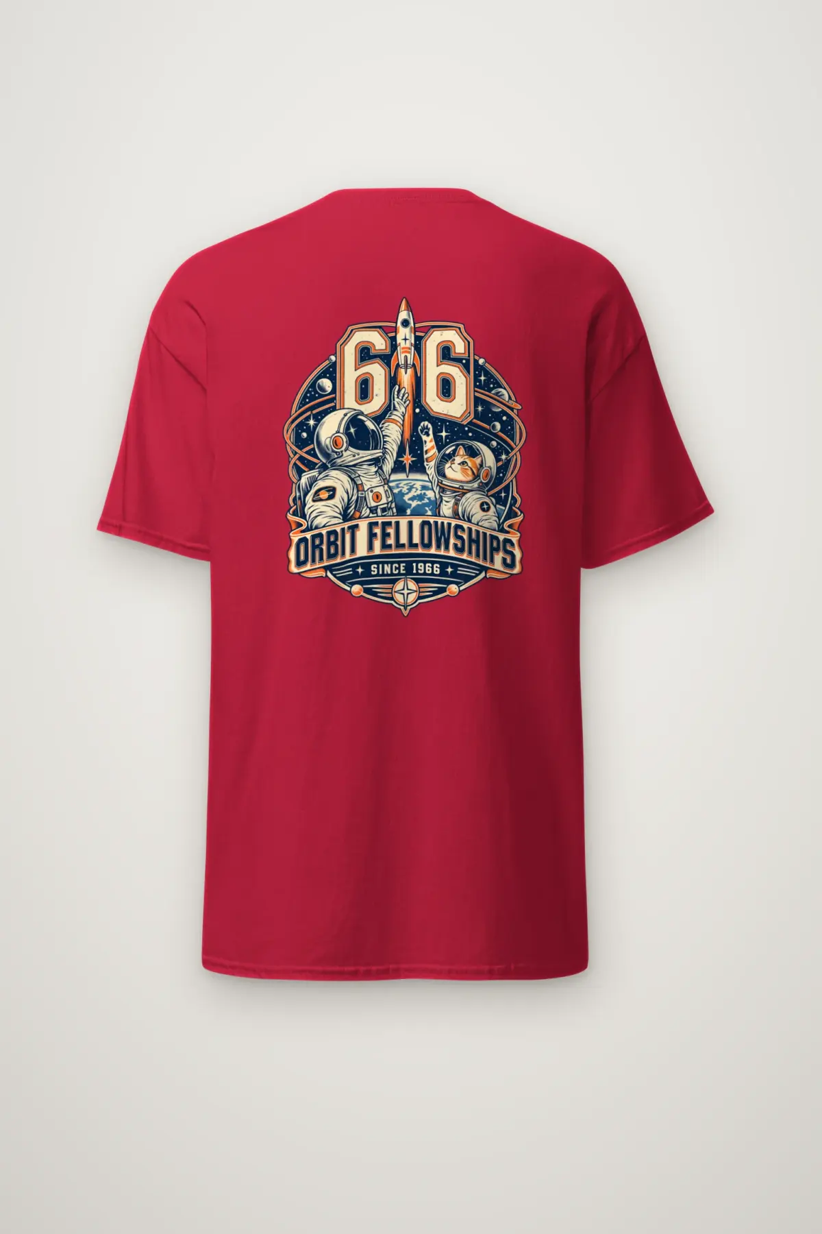 "66 Orbit Fellowships" Heavyweight Unisex Crewneck T-shirt