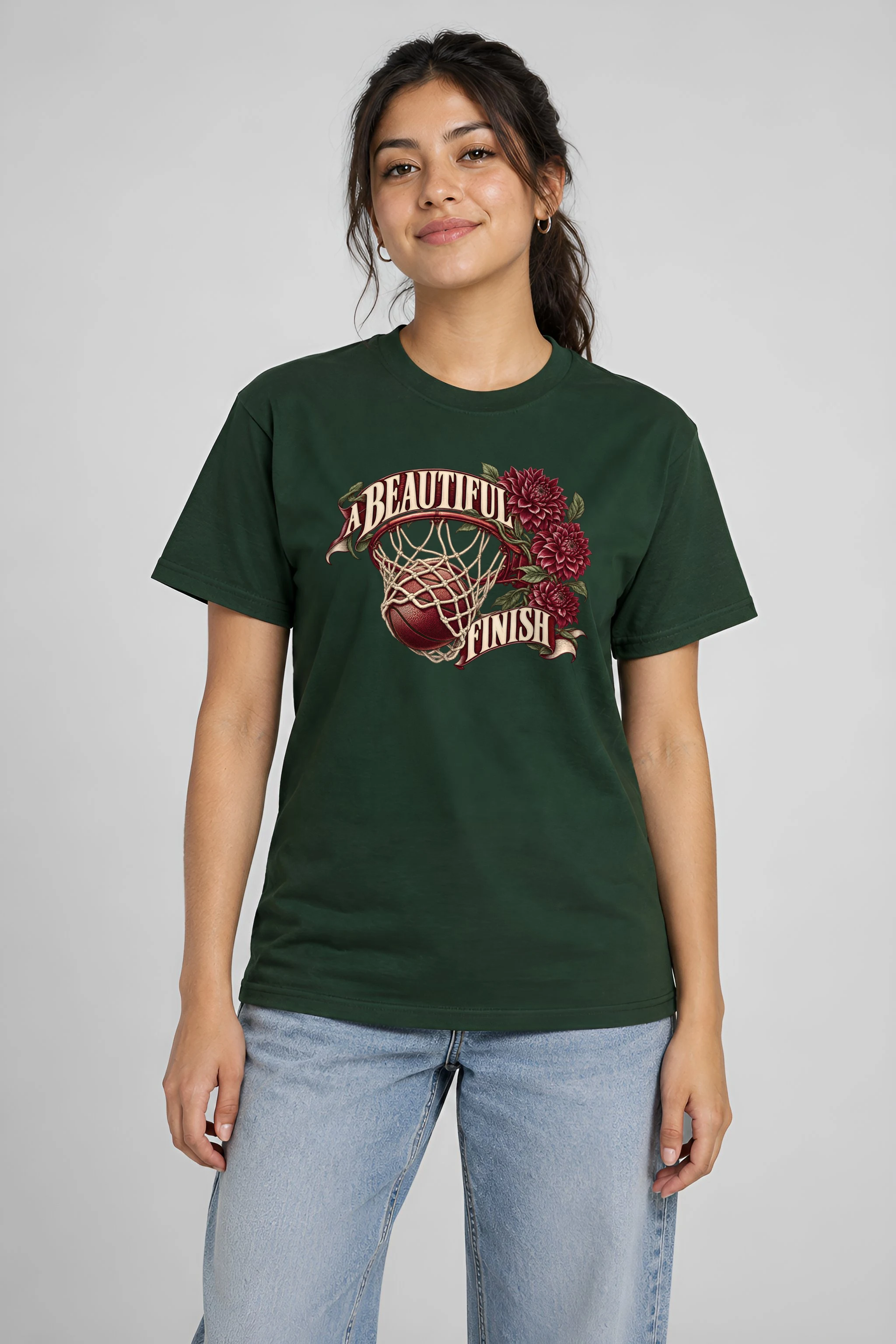 "A Beautiful Finish" Heavyweight Unisex Crewneck T-shirt