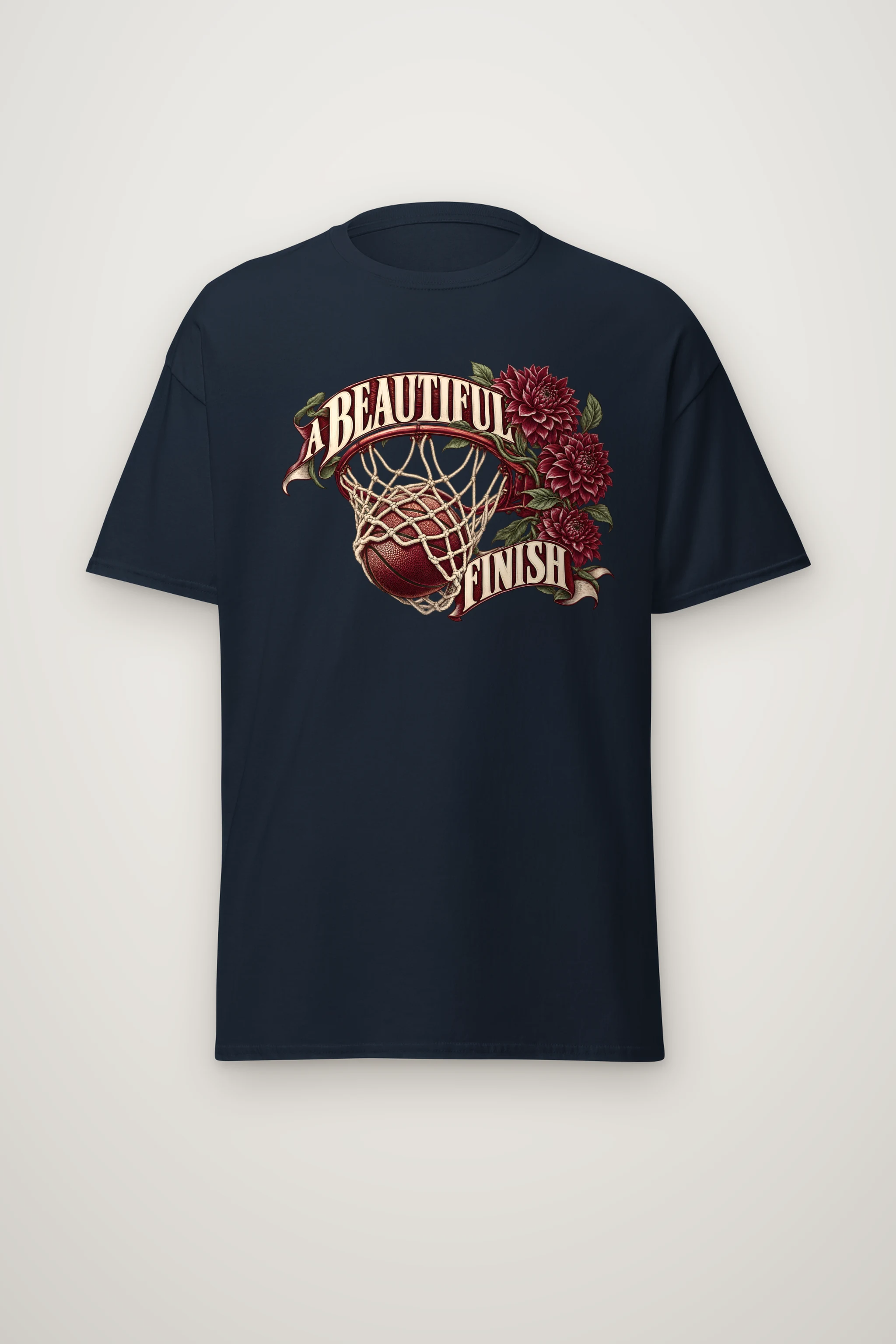 "A Beautiful Finish" Heavyweight Unisex Crewneck T-shirt